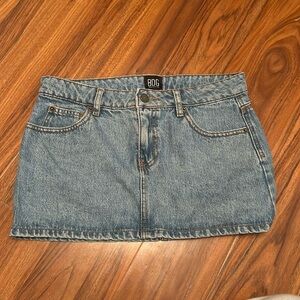 BDG denim mini skirt